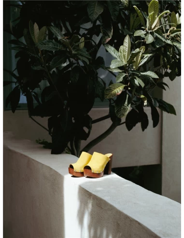 Sandro Rosi Mules à Talon Femme 7551 Cuir Jaune – Image 7