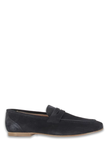 Hylton Mocassin Homme 82772-02 Daim Bleu Marine