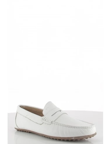 Hylton Mocassin Homme 82985-05 Daim Blanc – Image 3