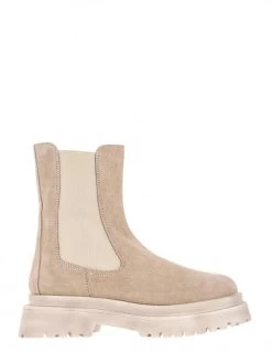 Hylton Chelsea Boots Femme 83725-piedra Daim Beige
