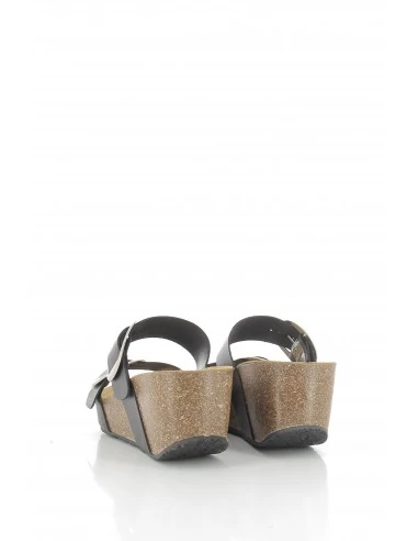 Plakton Mules Compensées Femme So Rock Bi Noir – Image 4