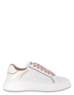 Valentino Baskets De Ville Femme Stan W1 Cuir Blanc