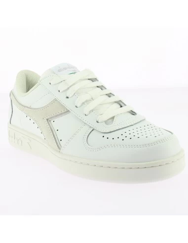 Diadora Sneakers Femme Magic Basket Cuir Blanc – Image 3