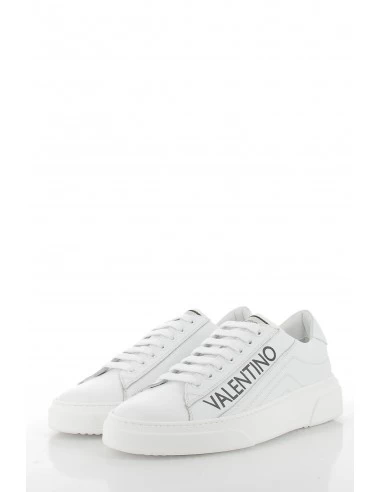 Valentino Baskets De Ville Homme Stan Summer Cuir Blanc – Image 2