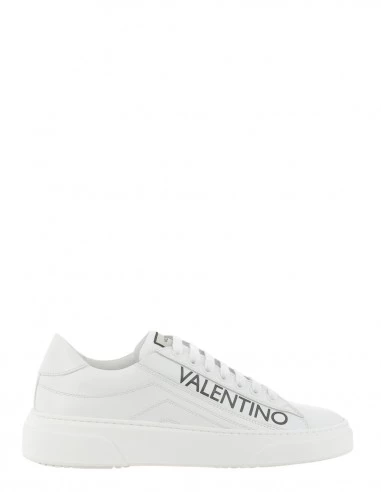 Valentino Baskets De Ville Homme Stan Summer Cuir Blanc