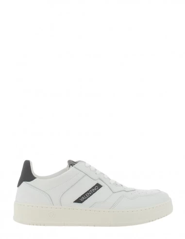 Valentino Baskets De Ville Homme Apollo Cuir Blanc