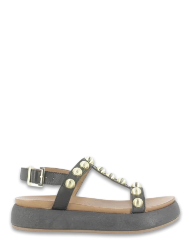 Inuovo Sandales Compensées 972012-blk-c08