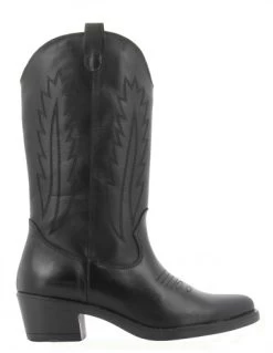 Hylton Bottes Western Femme 9852-TEXANA Cuir Noir