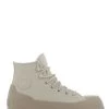 Converse Sneakers Compensées Montantes Femme Ctas Lugged 2.0 Cc Hi Papyrus Cuir Beige/taupe