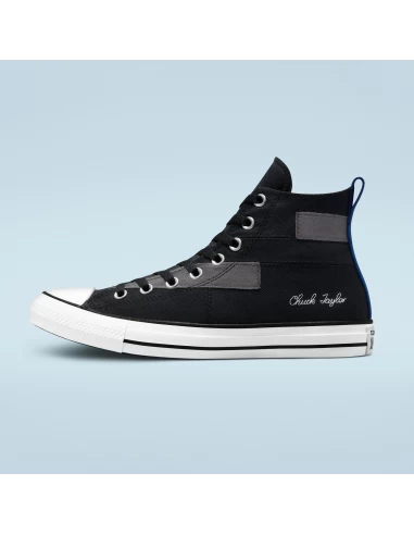 Converse Sneakers Montantes Homme Ctas Hi Patchwork Noir – Image 6