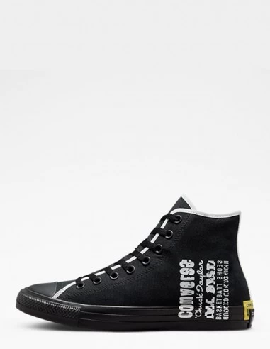 Converse Sneakers Montantes Homme Ctas Hi Noir Blanc – Image 4
