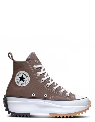 Converse Sneakers Compensées Montantes Run Star Hike Hi Taupe