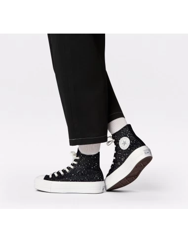 Converse Sneakers Compensées Montantes Femme Ctas Lift Hi Denim – Image 2