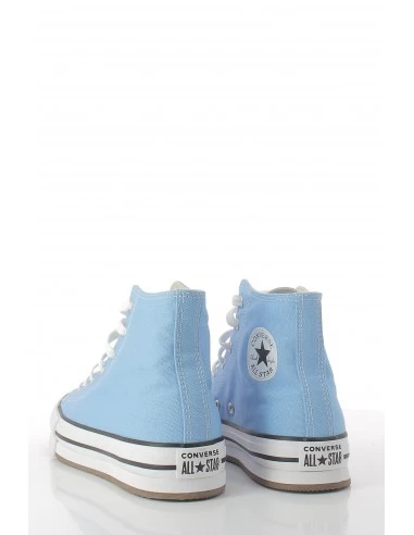 Converse Sneakers Montantes Femme Ctas Eva Lift Hi Lt. Blue/white/black – Image 3