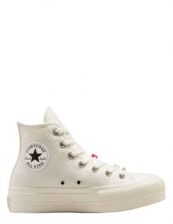 Converse Sneakers Compensées Femme Ctas Lift Hi Blanc