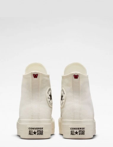 Converse Sneakers Compensées Femme Ctas Lift Hi Blanc – Image 4