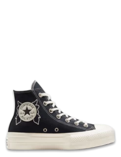 Converse Sneakers Compensée Ctas Lift Hi Black/black/egret