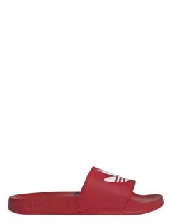 Adidas Claquettes Homme Adilette Lite Rouge/blanc
