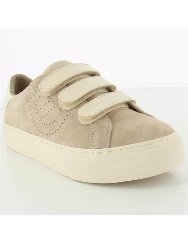 No Name Baskets De Ville Femme Arcade Straps Daim Taupe – Image 3