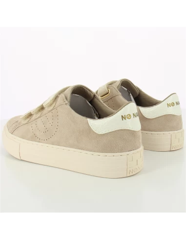 No Name Baskets De Ville Femme Arcade Straps Daim Taupe – Image 4