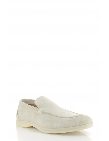 Hylton Mocassins Homme Atoll 8/3 Lamb Daim Beige – Image 3