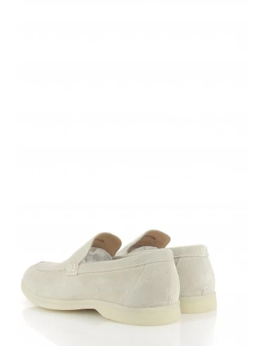 Hylton Mocassins Homme Atoll 8/3 Lamb Daim Beige – Image 5