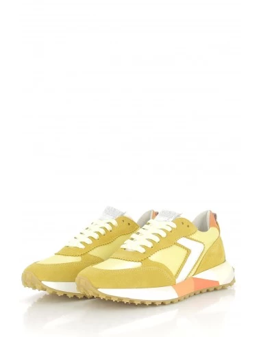 Semerdjian Baskets De Ville Femme Atom 9055 Daim Jaune – Image 3