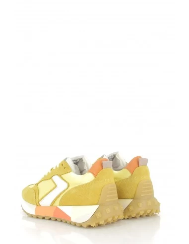 Semerdjian Baskets De Ville Femme Atom 9055 Daim Jaune – Image 4