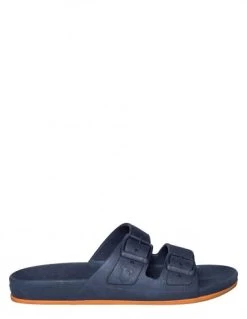 Cacatoes Claquettes Homme Brasilia Men Navy Orange Fluo