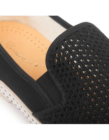 Rivieras Espadrilles Homme Classic Canvas & Mesh Noir – Image 3