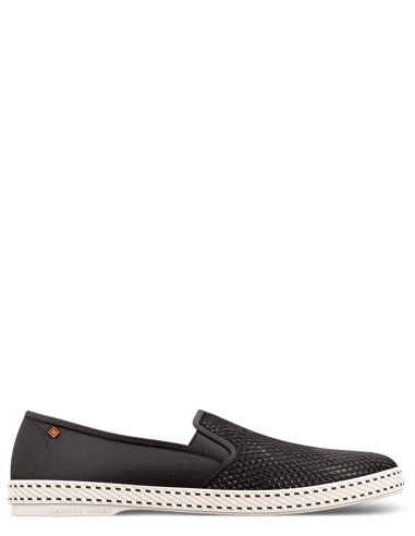 Rivieras Espadrilles Homme Classic Canvas & Mesh Noir