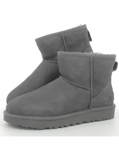 Ugg Boots Femme Classic Mini II Daim Gris – Image 2