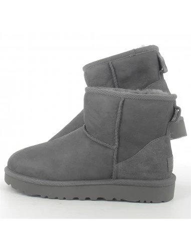 Ugg Boots Femme Classic Mini II Daim Gris – Image 4