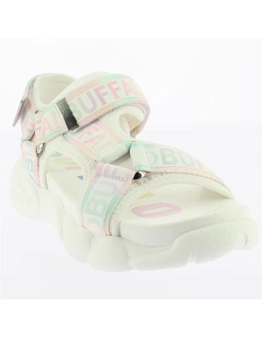 Buffalo Sandales Femme Cld Tec Blanc – Image 3