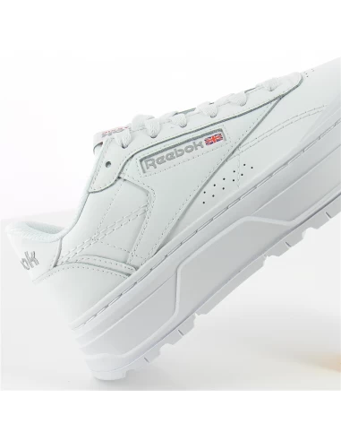 Reebok Sneakers Compensées Femme Club C Double Geo Cuir Blanc – Image 3