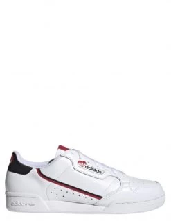 Adidas Sneakers Femme Continental 80 Vegan Blanc Noir Rouge Coeur