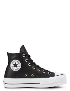 Converse Sneakers Compensées Montantes Femme Chuck Taylor Lift Clean Hi Noir
