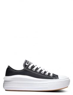 Converse Sneakers Compensées Basses Femme Ctas Move Ox Noir