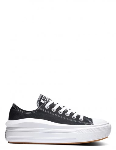 Converse Sneakers Compensées Basses Femme Ctas Move Ox Noir
