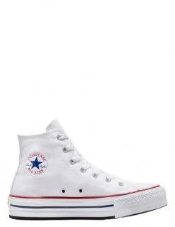 Converse Sneakers Compensées Montantes Femme Eva Lift Hi Blanc