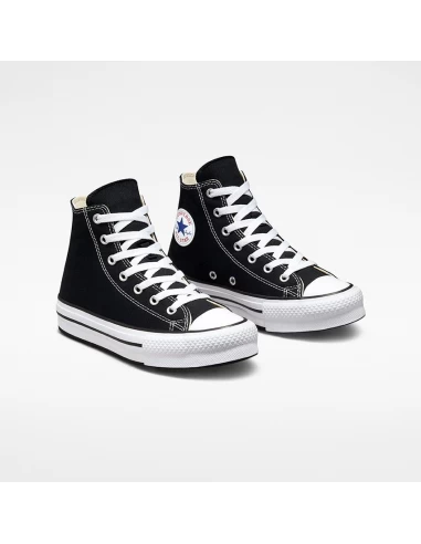 Converse Sneakers Montantes Compensées Enfant Eva Lift Hi Noir – Image 3