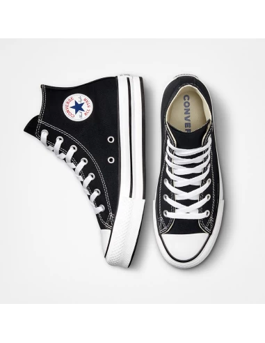 Converse Sneakers Montantes Compensées Enfant Eva Lift Hi Noir – Image 4