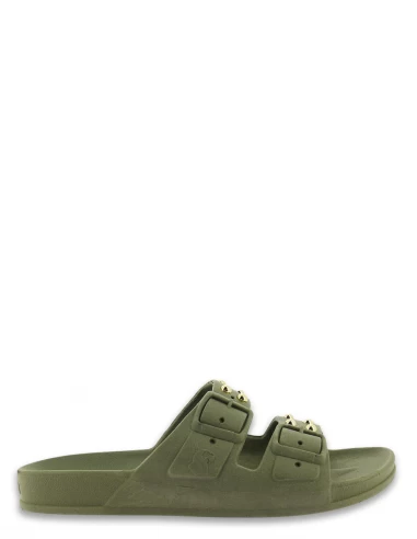 Cacatoes Claquettes Femme Florianopolis Women Dark Kaki