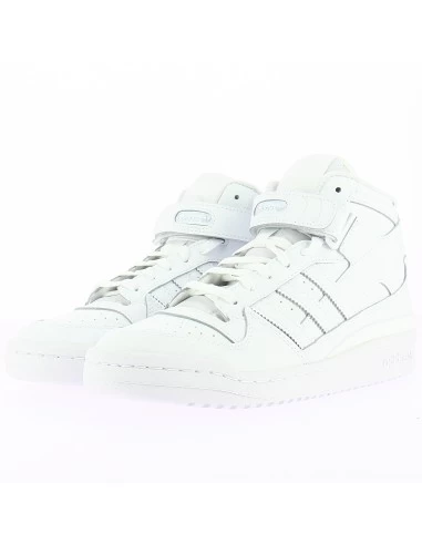 Adidas Sneakers Homme Forum Mid Cuir Blanc – Image 2