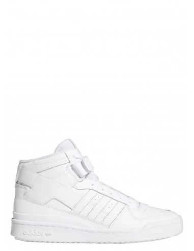 Adidas Sneakers Homme Forum Mid Cuir Blanc
