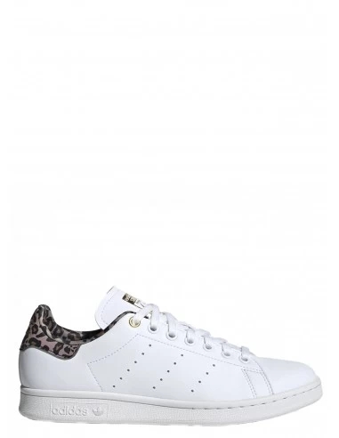 Adidas Sneakers Femme Stan Smith W Vegan Blanc Léopard