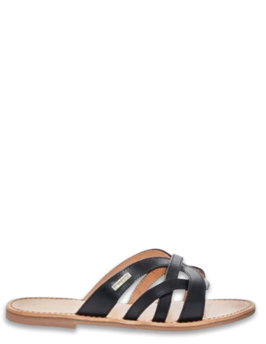 Les Tropéziennes Par M Belarbi Les Tropeziennes Par M.Belarbi Mules Femme Hamul Cuir Noir