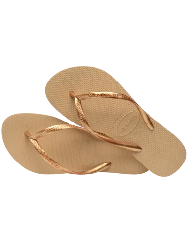 Havaianas Tongs Femme Slim Dorée – Image 5