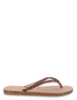Havaianas Tongs Femme Slim Sparkle II Bronze