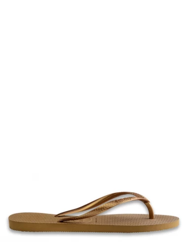 Havaianas Tongs Femme Slim Dorée